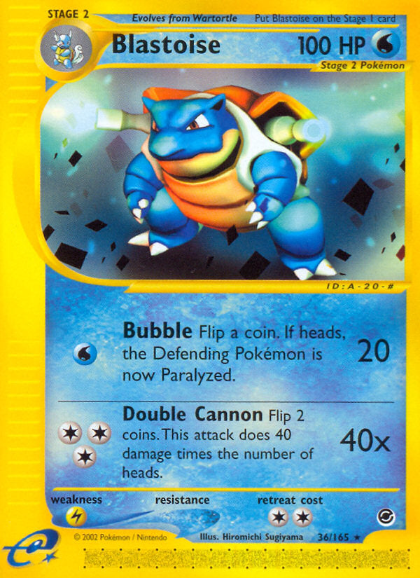 E-Series Expedition Blastoise #36/165